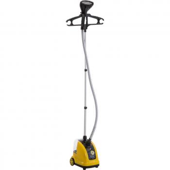 Centro de Planchado Vertical HOMCOM 1800W con Depósito de Agua de 1.4L y Temperatura Ajustable a 11 Niveles, Dimensiones 26x21.5x146cm