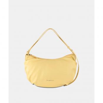 Bolso de hombro tipo saco Bugatti Daria amarillo con cremallera