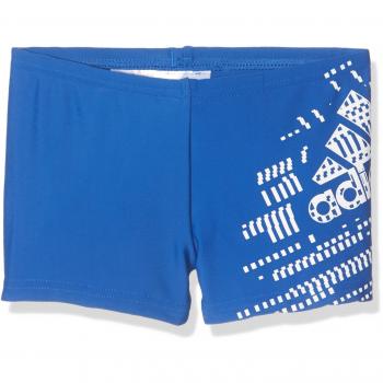 adidas BTS BX PL KB - Bañador para niños, color azul / blanco, talla 110