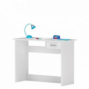Demeyere Escritorio Mesa De Estudio Juvenil 100 Cm, Blanco, Para Ordenador, Habitación Infantil