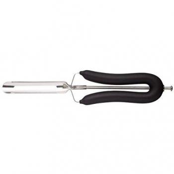Amco Pelador de patatas de Acero inoxidable de agarre suave, 17 cm