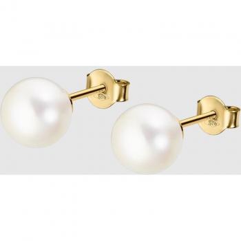 Pendientes Perla Time Road Hin00001/8 Oro 9k