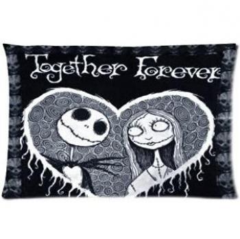 Trendsetter la pesadilla antes de Navidad impresión personalizada funda de almohada cojín funda de almohada suave ropa de cama Decoración 20 X 30 