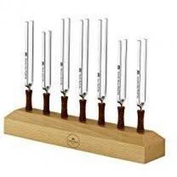 Meinl 7-Piece Chakra Tuning Fork Set for Meditation and Therapy