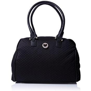 LOLA CASADEMUNT Bols maletin combi neopreno topitos - Bolso de hombro para mujer, color unico, talla Única