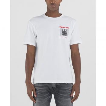 Replay Camiseta De Manga Corta con Estampado