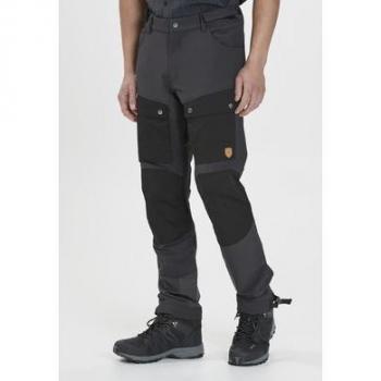 Whistler Men's Softshell Hiking Trousers - Breathable Dark Grey Size M