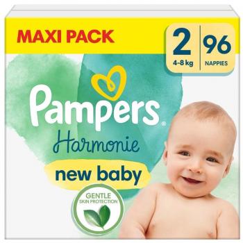 Pampers Harmonie Pañales Desechables Talla 2 Mini 4-8 kg 96 pcs