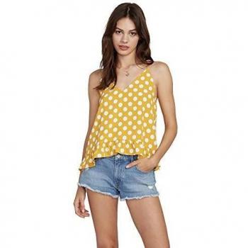 Volcom Read The Room Cami Camiseta de Tirantes, Mujer, Dot, S