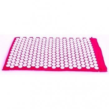 FA Sports YogiPlus ZhenBian Esterilla de acupresión, Unisex, Rosa, 80x50x2,5 cm