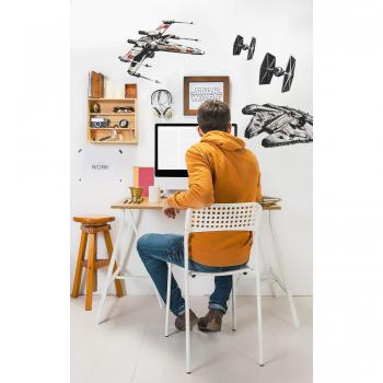 'Komar Deco de pegatinasStar Wars Spaceships, 1 pieza, color blanco/negro, 14723h