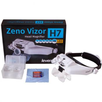 Lupa Frontal Levenhuk Zeno Vizor H7 con Lente de Aumento y Diseño Ergonómico