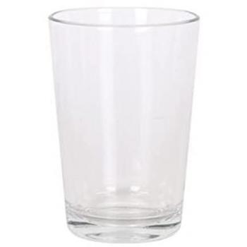 Acan Set de 6 vasos de cristal 205 ml modelo Lara 10 x 6,5 cm vasos clásicos para agua bebidas refrescos zumos resistentes ligeros aptos para lavavajillas