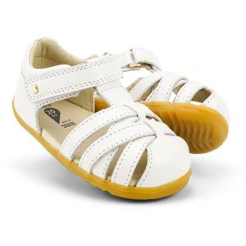 Sandalias Bobux Step Up Cruzadas Blancas