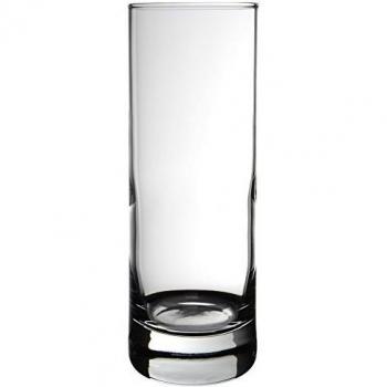 Novastyl 8013655 Glasgow - Lote de 3 vasos altos de capacidad, cristal transparente, 27 x 8,5 x 16,2 cm 33 cl