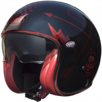Premier apjetvinfibnrc00 X L Casco Moto, XL