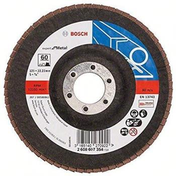 Bosch 2 608 607 354 - Disco de láminas - 125 mm, 22,23 mm, 60