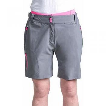 Trespass Edgar Pantalón Corto, Mujer, Gris