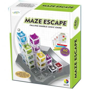 Juego de habilidad e inteligencia 3D DAM. Maze Escape, 60 niveles en 4 categorías desde principiante a experto, medidas: 24x6x26 cm