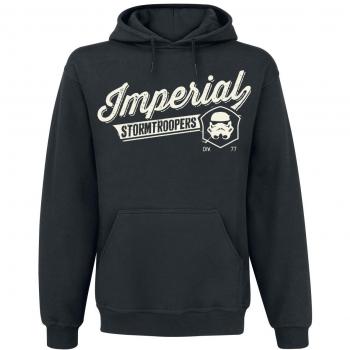 Star Wars Kapuzenpullover Sudadera con Capucha, Schwarz, XL para Hombre