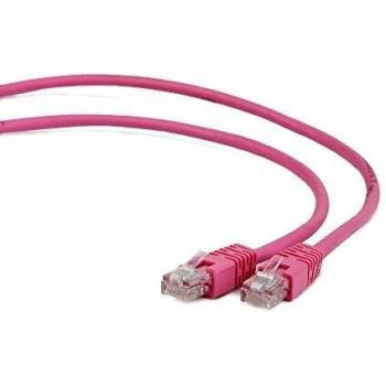 Cable de Red Gembird PP12-3M/RO RJ45/RJ45 Cat5e 3m Rosa U/UTP
