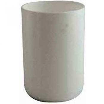 Vaso de Baño de Plástico Blanco Moderno MSV Salomé 7 x 10.5 cm