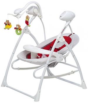 Foppapedretti Carillon - Hamaca Convertible y Plegable 2 en 1, Color Rojo