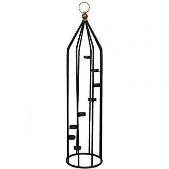 Columna Portavelas de Hierro con 8 Velas - La Grande Prairie