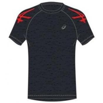 Asics Stripe Ss Camiseta, Hombre, Blanco