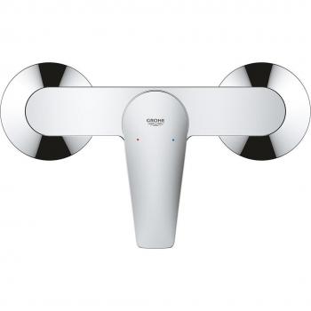 Grohe BauEdge Grifo Monomando para Ducha de Pared con Acoplamientos, Cromado, Modelo 23635001