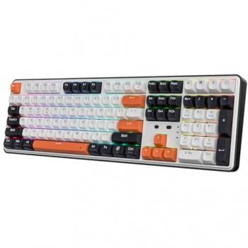 Redragon K689 PRO Wireless RGB Mechanical Gaming Keyboard, 108 Keys + 4 Hotkeys, Upgraded Hot-Swappable with Noise Dampening