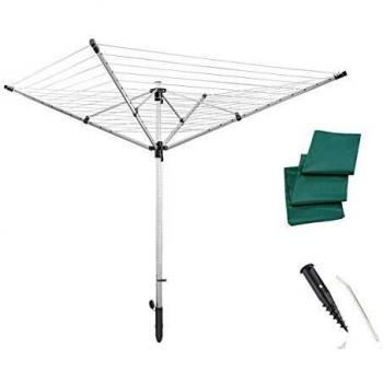 Tendedero Leifheit QuickStart 600, Acero, Plata, 60 m