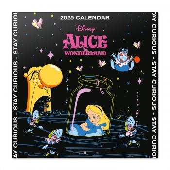 Calendario 2025 30x30 Disney Alicia en el País de las Maravillas Erik multicolor