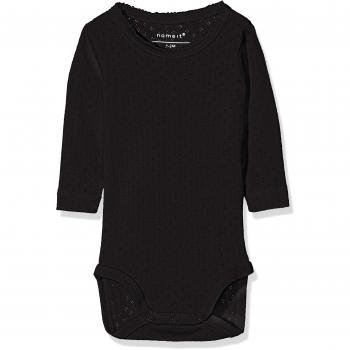 NAME IT Nbfvitte LS Body Noos, Polaina para Bebés, Negro