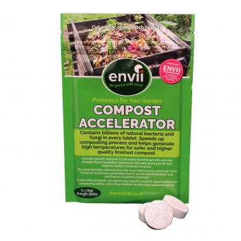 envii Compost Accelerator - Composter - Acelerador Orgánico de Compost - Acelera y Mejora el compostaje - Trata 1800 litros de Compost