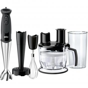 Braun MQ 5177 - Licuadora multifunción, 750 W, color negro y transparente