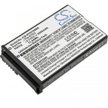 Batería de iones de litio 3.7V 3.2Ah para escáner de código de barras Honeywell Dolphin 70e y Dolphin 60S-BATT-1, modelo 70-BTEC, compatible