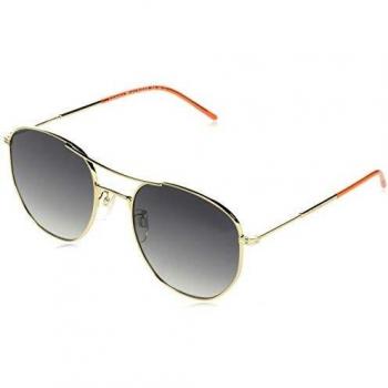 Tommy Hilfiger Gold Aviator Sunglasses TH 1619/G/S 57 with Gradient Lenses - Unisex, One Size
