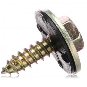 Fijación para chapa ROMIX C60466, 10 piezas, tornillos de alta resistencia, diseño específico para sujeción en chapas metálicas
