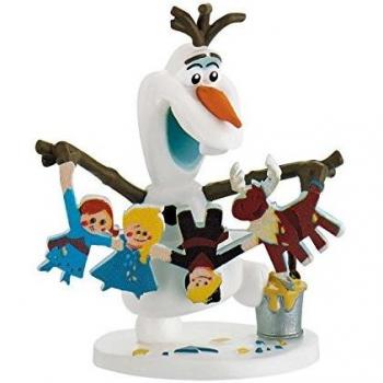 Bullyland Disney Olafs 12943 - Figura de Olaf con Guirnalda