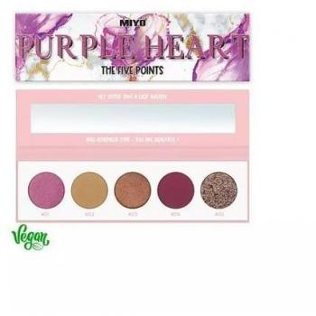 Miyo Five Points Eyeshadow Palette 27 Purple Heart 6.5g
