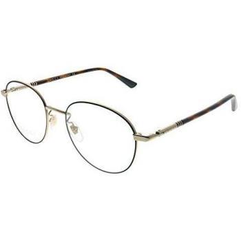 Gucci GG0392O 002 51 Gold Black Eyewear Frames, Multicolor unisex, Size: 51 MM