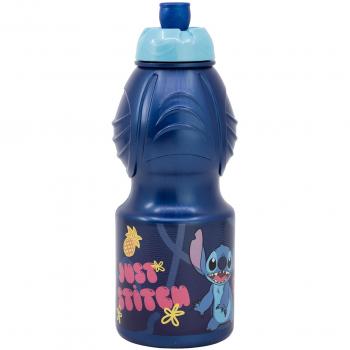 Botella Deportiva 400ml Stitch Palms Resistente al Agua