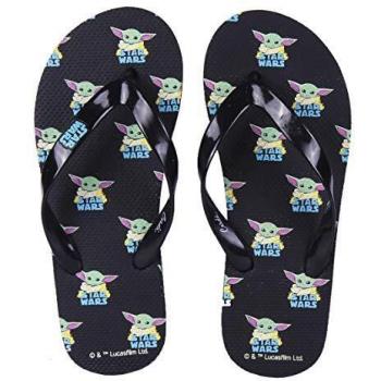 CERDÁ LIFE'S LITTLE MOMENTS 2300004746_T044-C51, Chanclas de Verano de Mandalorian con Licencia Oficial Star Wars Unisex Adulto, Multicolor, 44 EU