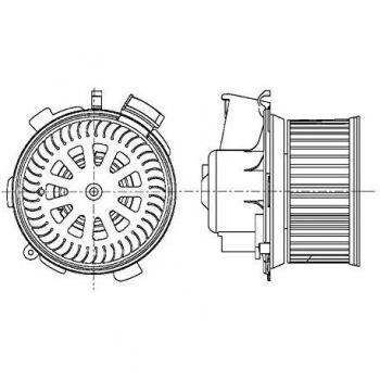 BEHR HELLA SERVICE 8EW 009 159-481 *** PREMIUM LINE *** Innenraumgebläse