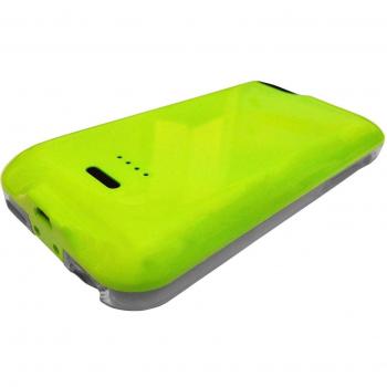 iXium - 2800 mAh externo portátil Power Bank Funda Batería de Reserva para iPhone 5 C, compatible con Apple iPhone 5C, color verde