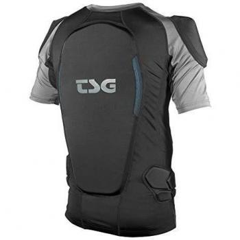 TSG - Protecciones de Ciclismo, tamaño S - M, Color Negro