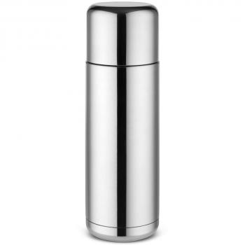 Alessi Nf04 Nomu - Botella isotérmica de doble pared de acero inoxidable 18/10 brillante y resina termoplástica