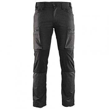 Pantalones de Trabajo Stretch Blaklader Gris Oscuro/Negro Talla 46