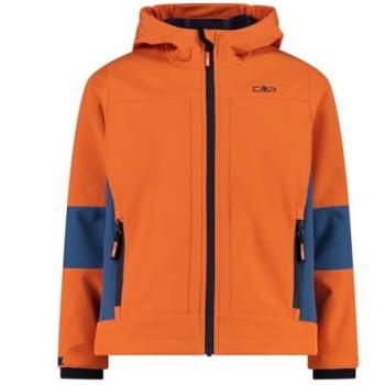 Cmp Kids Softshell Jacket with Fixed Hood - Orange (176)